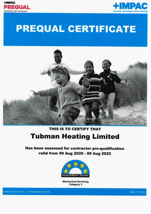 Impac Prequal Certificate - Tubman Heating Limited