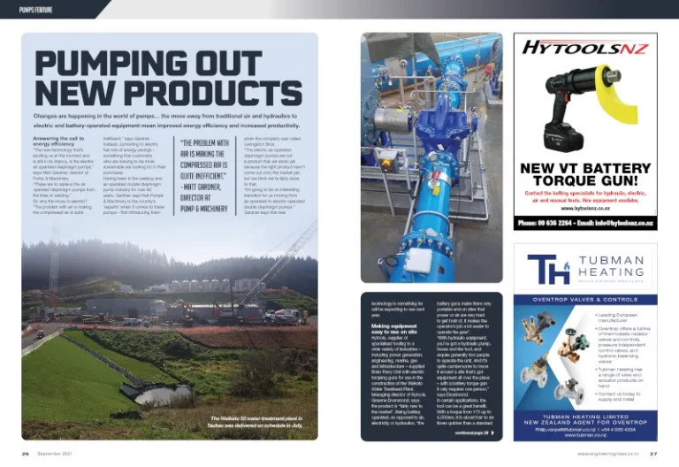 Oventrop Valves & Actuators in the latest issue of NZ Engineering News